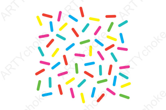 Download Sprinkles Donut Glaze Decorative Element - Decorative Collection