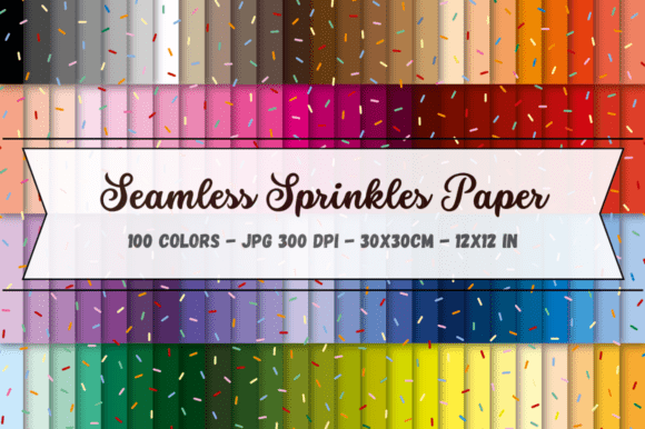 Download Seamless Sprinkles Digital Paper - Sprinkles Collection