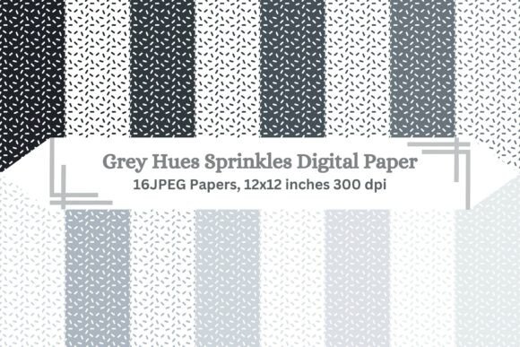 Download Grey Hues Sprinkles Digital Paper - Sprinkles Collection
