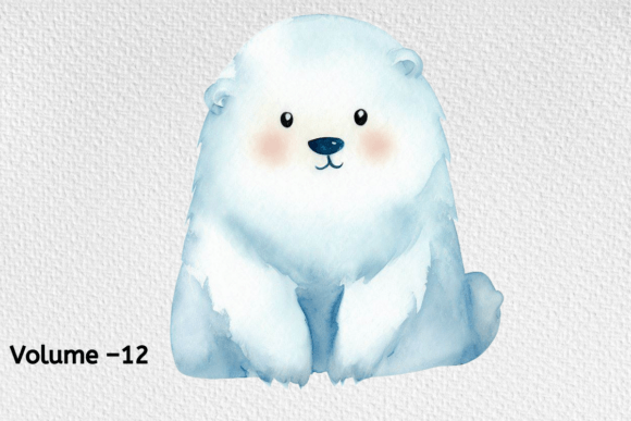 Download Watercolor Arctic Animal Clipart Vol–12 - Premium Resources